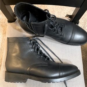 Thursday Boot Company, The Major, black, size 9.5 men.